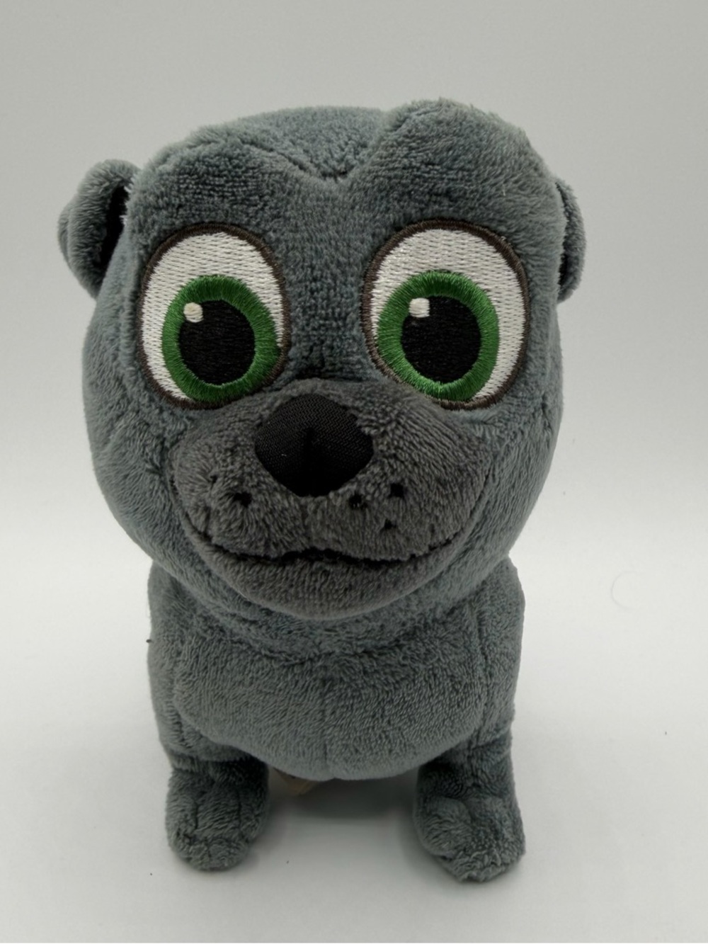 Disney Puppy Dog Pals Bingo Plush 6" Gray Pug Just Play 2017 Stuffed Animal